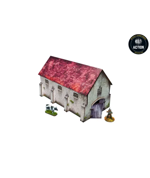 [MAS H00159] MicroArt Studio : Etable (prépeint) │ WW2 Normandy