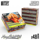 Green Stuff : Mega Paint Set - Basic Color Vol.2 (48pcs)