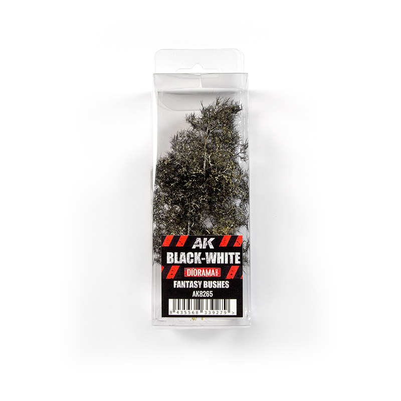 [AK AK8265] AK : Fantasy Bushes - Black / White │ Diorama Series