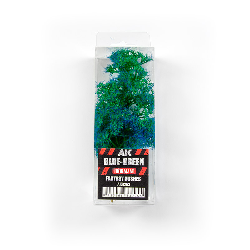 [AK AK8263] AK : Fantasy Bushes - Blue / Green │ Diorama Series