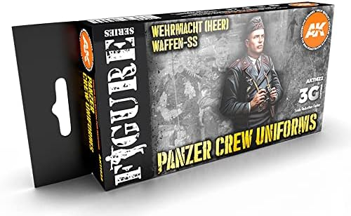 [AK AK11622] Ak : Wehrmacht (Heer) Waffen-SS - Panzer Crew Uniforms │3rd Generation Acylics - Figure Series