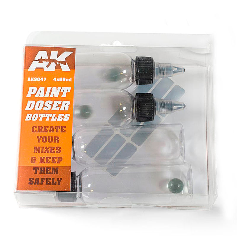[AK AK9047] AK : Empty Doser Bottles (60ml) (4pcs)