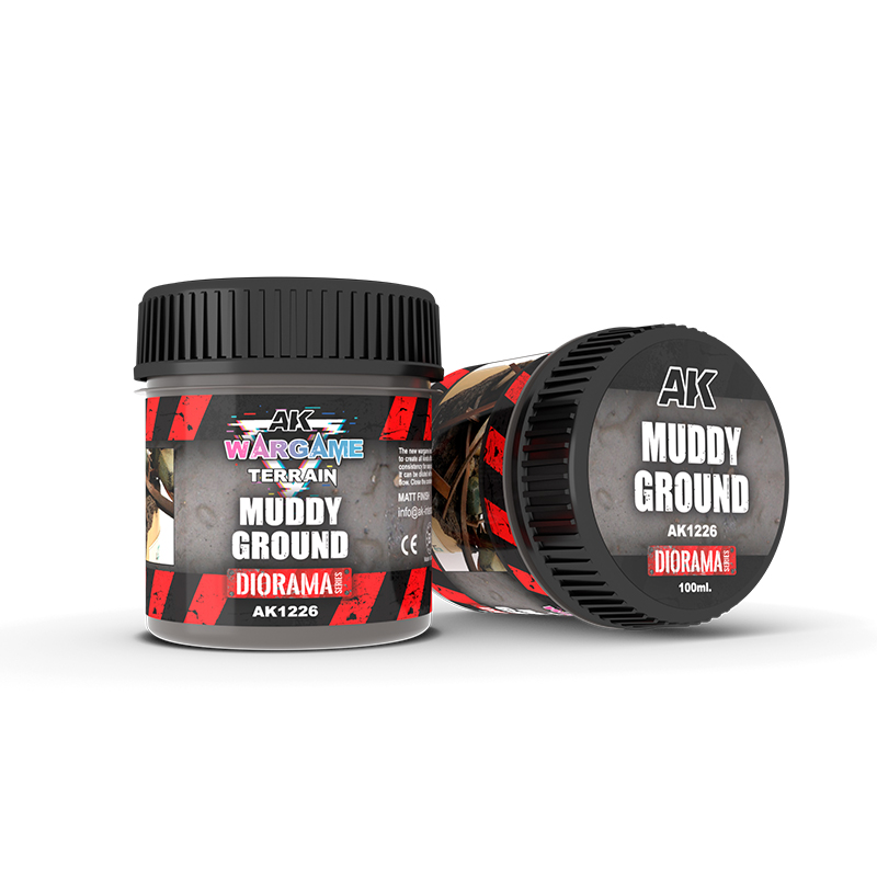 AK : Wargame Terrain "Muddy Ground" (100ml) │ Diorama Series