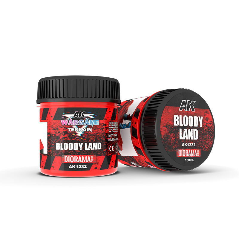 AK : Wargame Terrain  "Bloody land" (100ml) │ Diorama Series