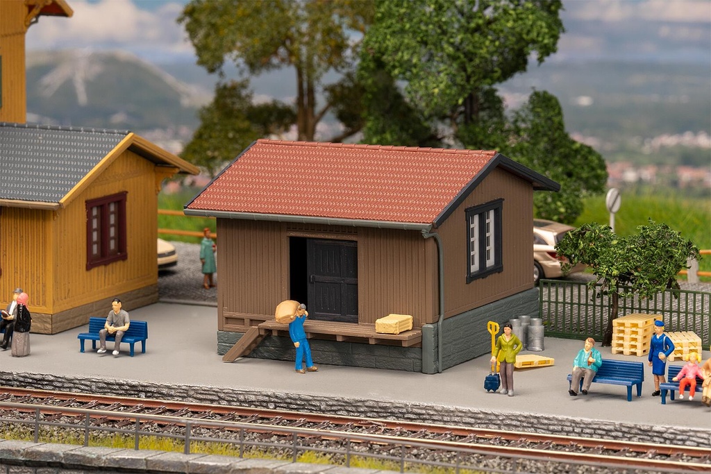 [FAL 120099] Faller : Petite Halle aux Marchandises