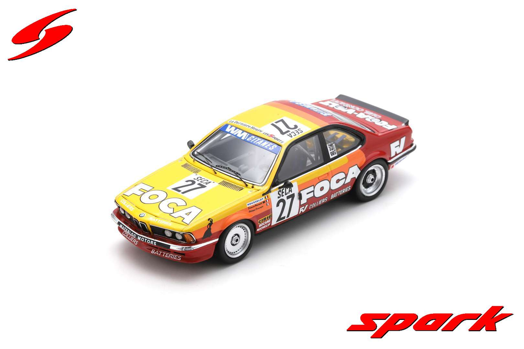 Spark : BMW 635 Csi │ No.27 Waterloo Motor Racing Gitanes 24H Spa 1983 Fr. Hesnault - P. F. Rousselot - Ph. Dermagne [1/43]
