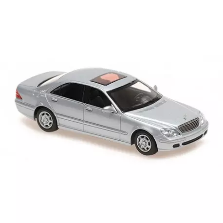 Maxichamps : Mercedes Classe-S W220 Gris Métal 1998 [1/43]