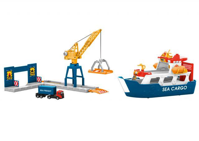 Marklin My World : Cargo et grue portuaire
