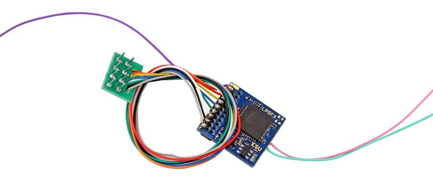 [ESU 59220] ESU: LokPilot 5 Fx DCC Functiedecoder • NEM 652 8-pins • HO & 0 Schaal