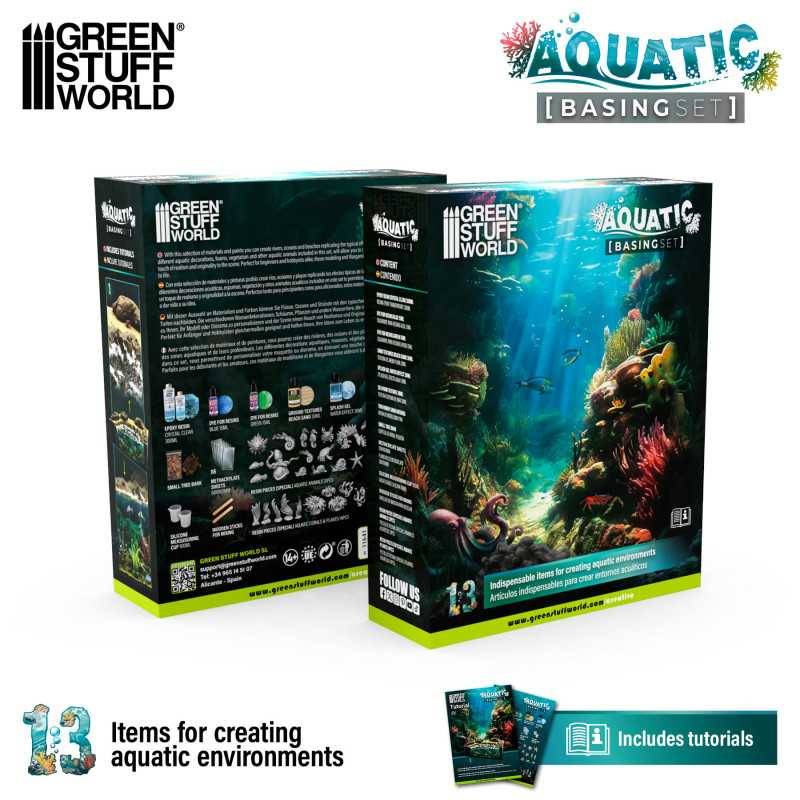 [GSW 11641] Green Stuff : Set de soclage "Aquatic" │ Basing Set