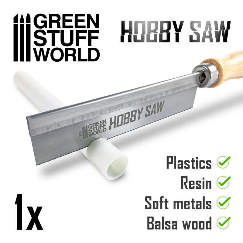 [GSW 3525] Green Stuff World : Fijne Modelbouwzaag 0.2mm (180 Tanden / L. 200mm)