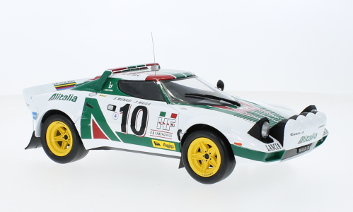 Ixo Models : Lancia Stratos HF │ No.10 Alitalia, Rallye WM, Rallye Monte Carlo 1976 - S.Munari/S.Maiga [1/18]