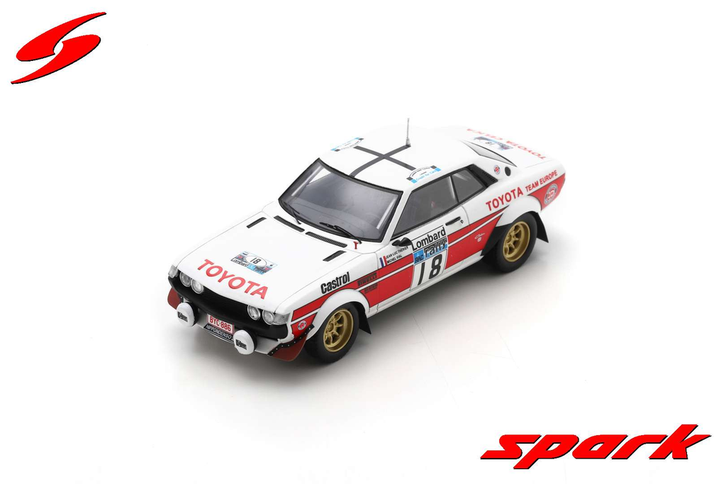 Spark model : TOYOTA Celica 2000 GT No.18 Lombard RAC Rally 1977 J-L. Thérier - M. Vial [1/43]