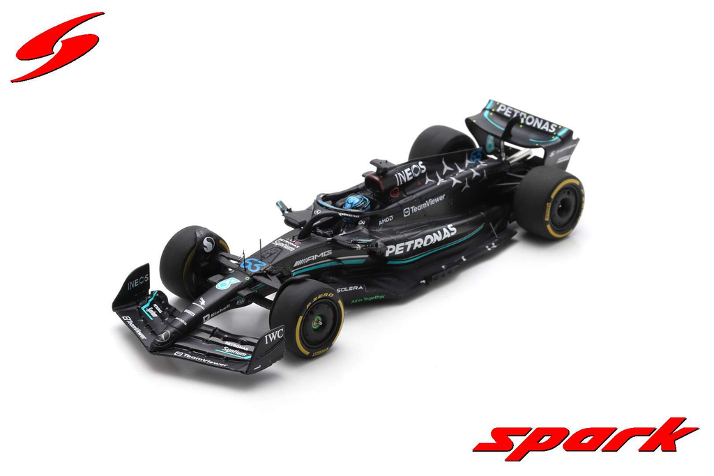 Spark model : MERCEDES-AMG PETRONAS F1 W14 E PERFORMANCE NO.63 MERCEDES-AMG PETRONAS FORMULA ONE TEAM 5TH BRITISH GP 2023 GEORGE RUSSELL [1/43]