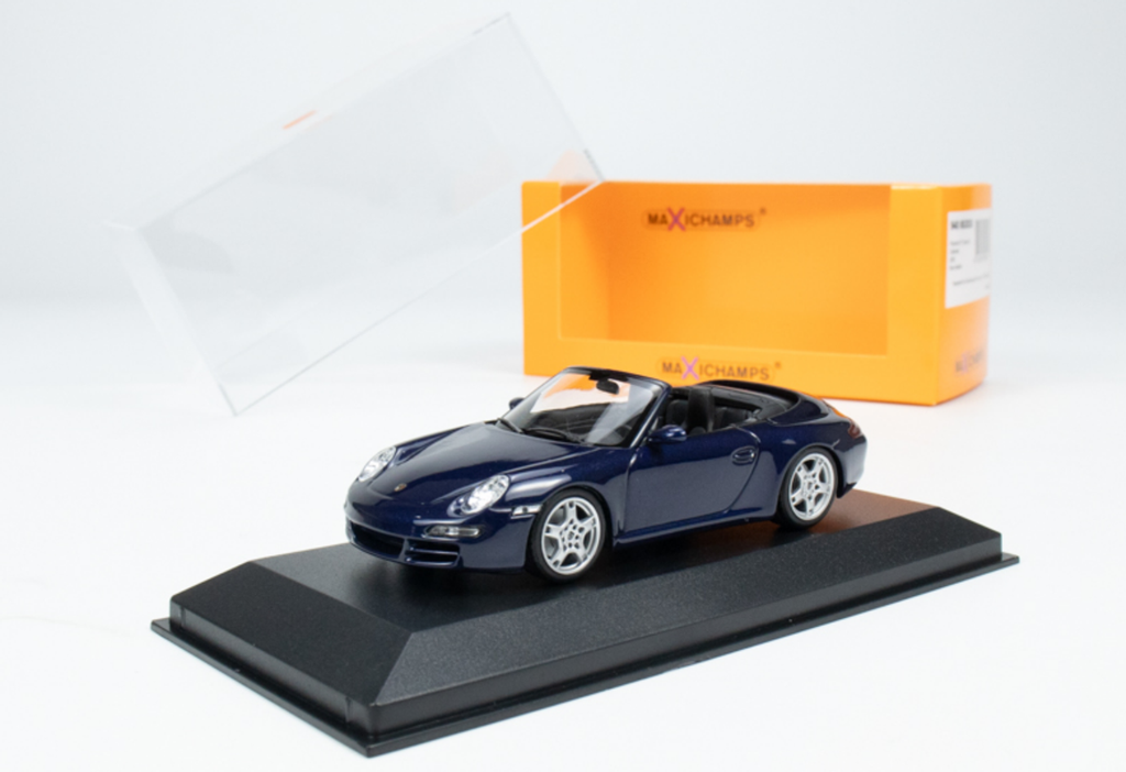 Maxichamps : Porsche 911 Carrera S Cavriolet 2005 Bleu [1/43]
