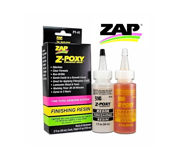 [ZAP PT-41] Zap : Z-Poxy Finishing Resin 20-30 Minutes 4oz │ Ref. PT-41