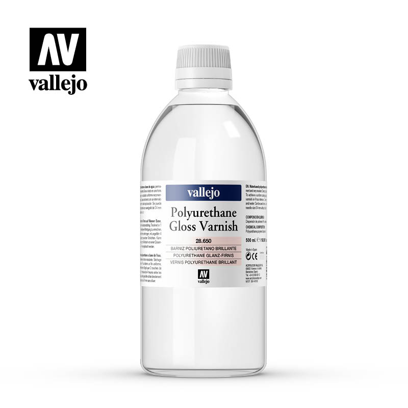 [VAL 28.650] Vallejo : Vernis Polyurethane Gloss Brillant │500ml