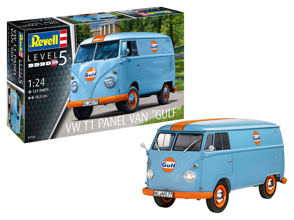 Revell : VW T1 panel van (Gulf Décoration)