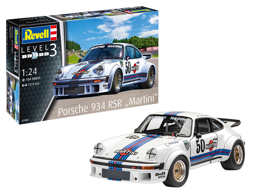 Revell : Porsche 934 RSR Martini │ Avec kit de démarrage