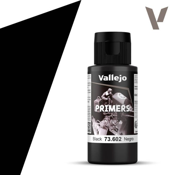 [VAL 73.602] Vallejo Surface Primer : Black (Apprêt Acrylique Noir Aérographe) │ Ref. 73.602
