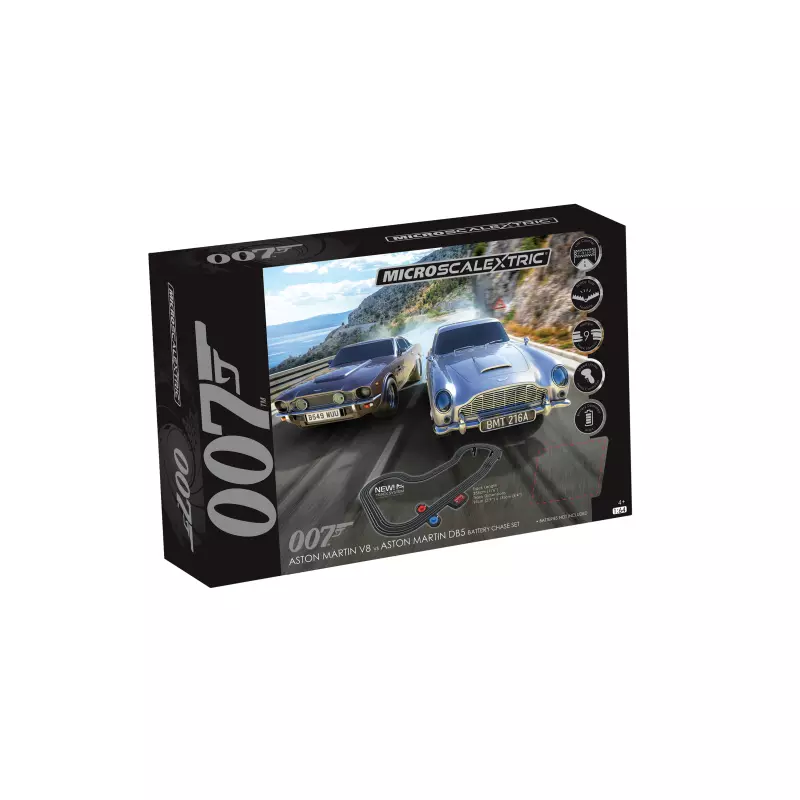 Scalextric : Coffret James Bond 007 - Aston Martin DB5 vs V8 [1/64]
