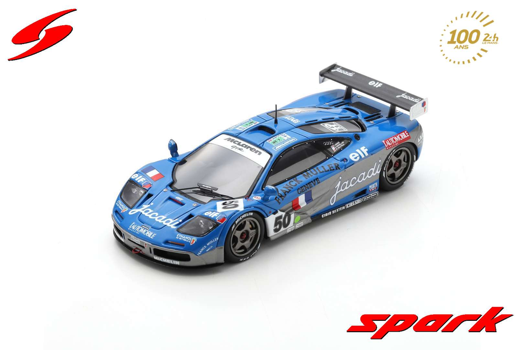 Spark model : McLaren F1 GTR No.50 Giroix Racing Team 5th 24H Le Mans 1995
J-D. Delétraz - F. Giroix - O. Grouillard [1/43]