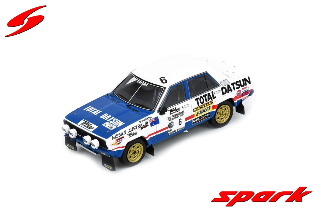 Spark model : Datsun Stanza No.6 Winner Southern Cross Rally 1978 G. Fury - M. Suffern [1/43]