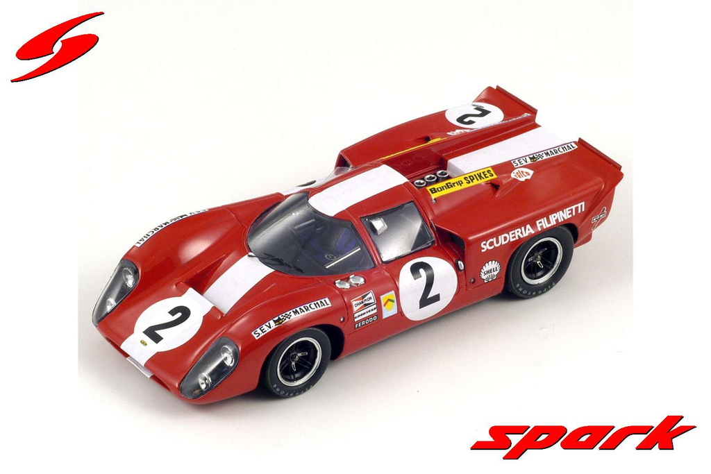 Spark model : Lola T70 Mk3B No.2 24H Le Mans 1969
J. Bonnier - M. Gregory [1/18]