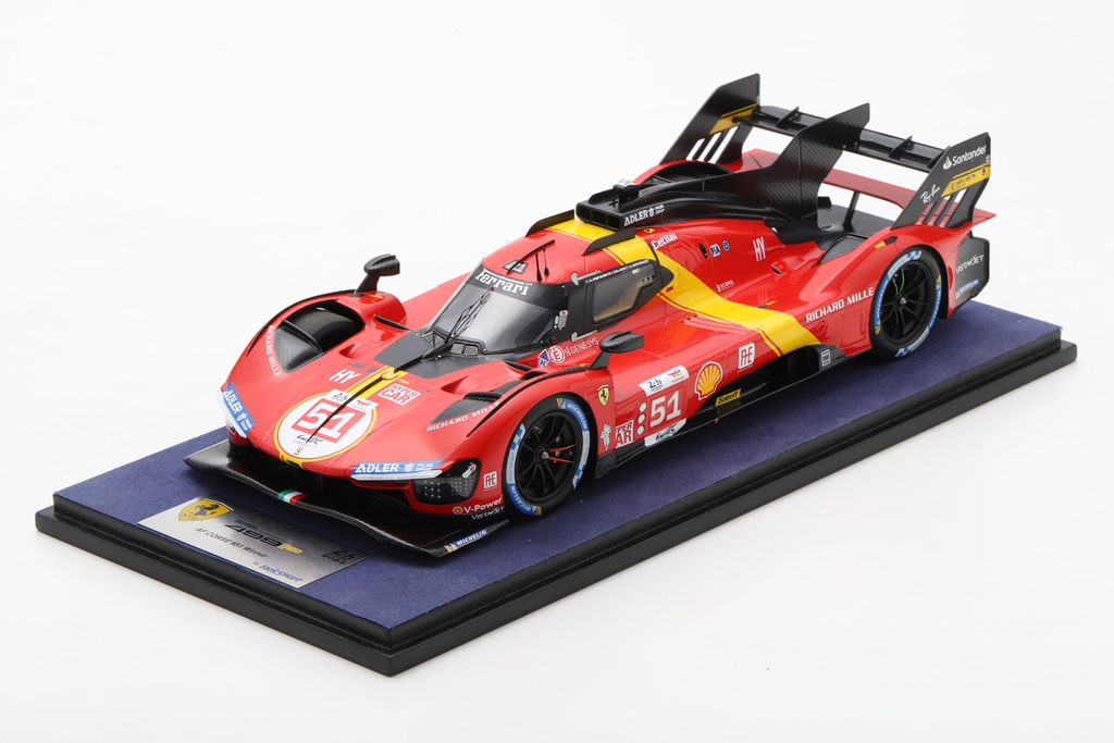 Looksmart : Ferrari 499P n°51 Winner Le Mans 2023. Pier Guidi – J. Calado – A. Giovinazzi [1/18]