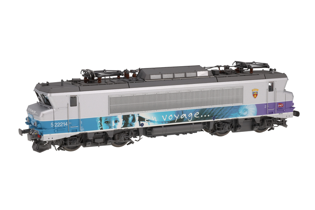 LS Models : Locomotive Électrique (#BB22214) de la SNCF En voyage │ DC Digital Sons Époque VI HO - 1/87 (Réf : 10055S)