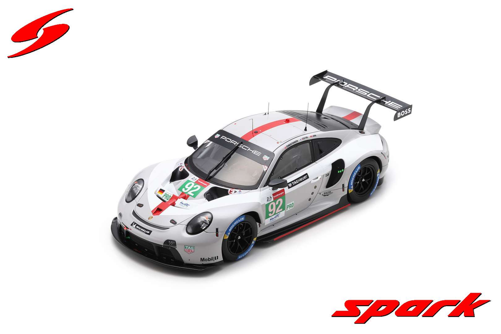 Spark : Porsche 911 RSR-19 │ No.92 Porsche GT Team 3rd LMGTE Pro class 24H Le Mans 2021
- K.Estre - M.Christensen - N.Jani [1/18]
