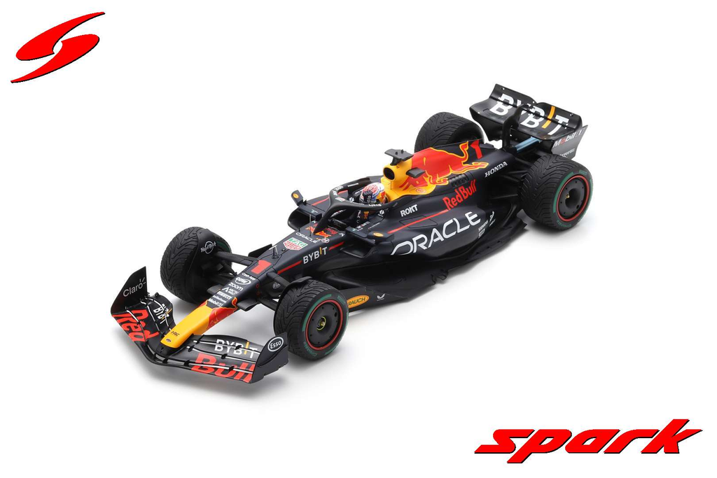 Spark : Oracle Red Bull Racing RB19 │ No.1 Oracle Red Bull Racing Winner Monaco GP 2023 Max Verstappen [1/18]