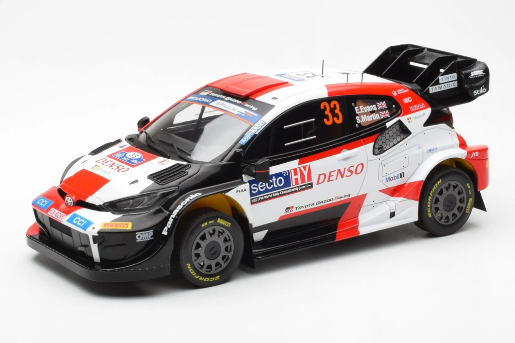 Ixo Models : Toyota GR Yaris Rally1 Hybrid │ No.17 Winner Safari Rally - 2023  [1/18]