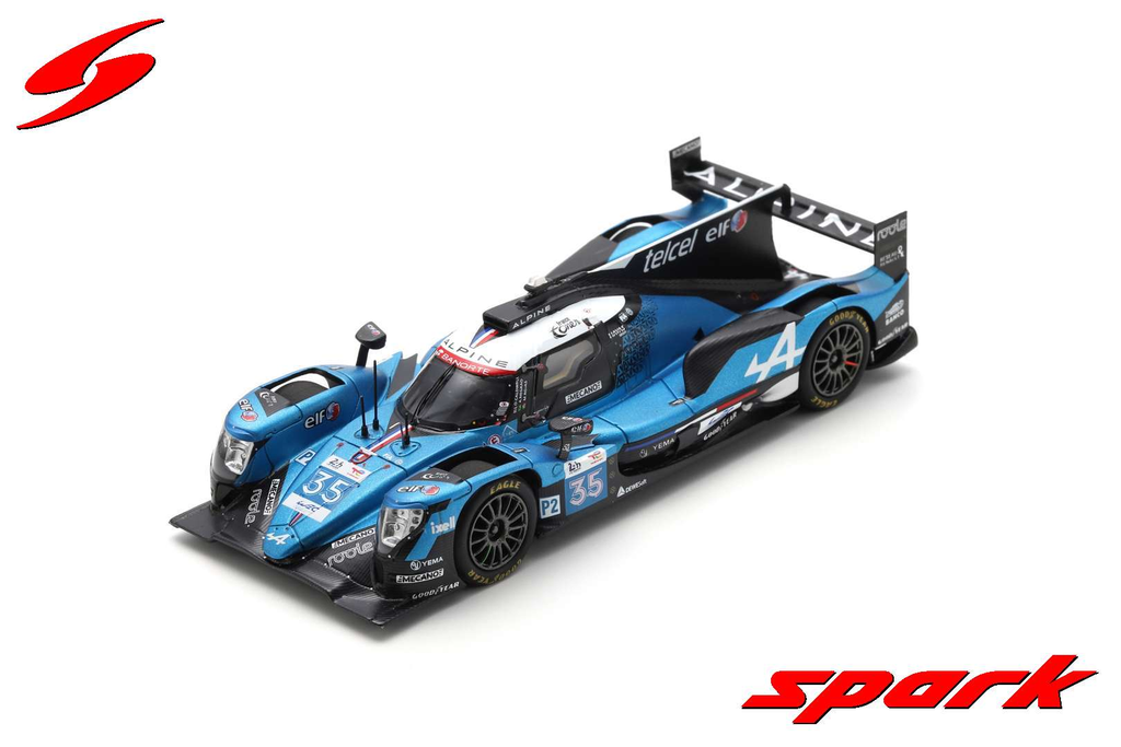 Spark : Oreca 07 - Gibson │ No.35 ALPINE ELF TEAM
Le Mans 24H 2023 - A. Negrão - O. Caldwell - M. Rojas [1/43]
