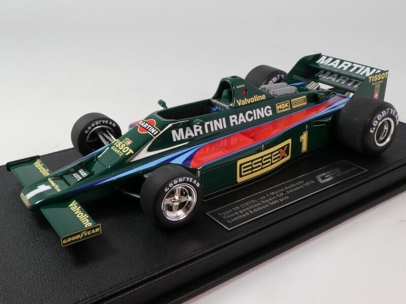 [GPR GP065A] GPreplicas : Lotus Type 80 │ No1 - 3rd Spain GP 1979 - Mario Andretti [1/18]