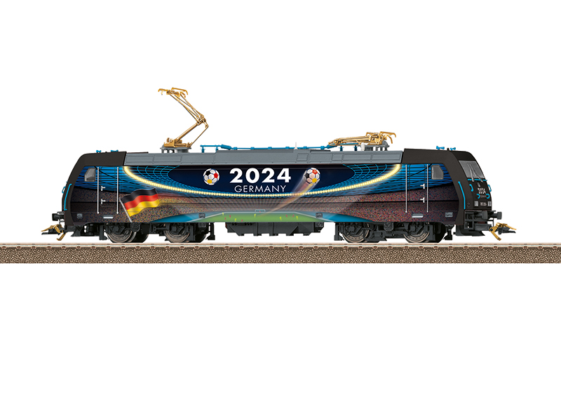 Trix : Locomotive Électrique de la DB "Euro 2024" │ DC Analogue Époque VI HO - 1/87 (Réf : 25368)
