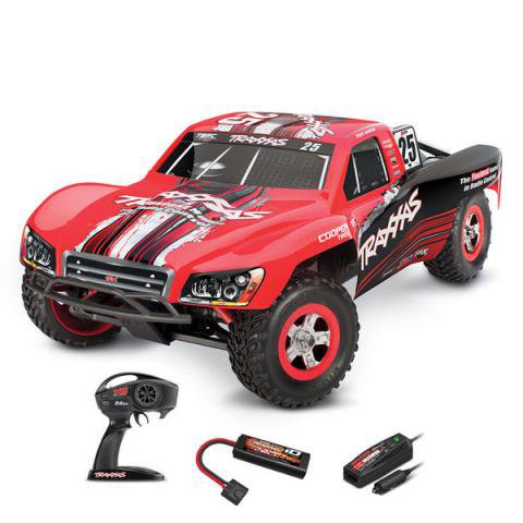 [TAX 70054-8-RED] Traxxas : Slash 1/16 4WD XL TQ │ Mark Jenkins Edition (Rood)