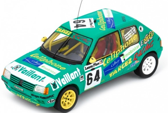 Sparkmodel : Peugeot 205 GTi No.64 Ecurie Bruxelloise 24H Spa 1997 29th  [1/43]