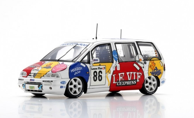 Sparkmodel : Peugeot 806 No.86 Peugeot Talbot Belgique 24H Spa 1995 P. Witmeur - E. Bachelart - Ph. Verellen [1/43]