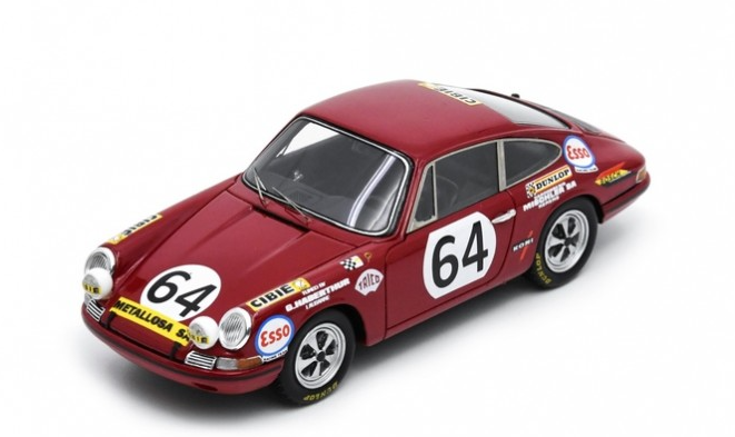Sparkmodel : PORSCHE 911S N°64 24H Le Mans 1970 J. Sage - P. Greub [1/43]