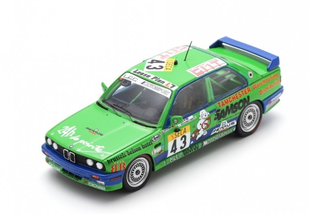 Sparkmodel : BMW M3 E30 No.43 Luby Sport Alpina 24H Spa 1992 I. Khan - D. van de Poele - M. Kimoto [1/43]