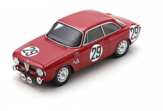 Sparkmodel : Alfa Romeo 1600 GTA No.29 2nd Spa 24H 1966 E. Pinto - J. Demoulin [1/43]