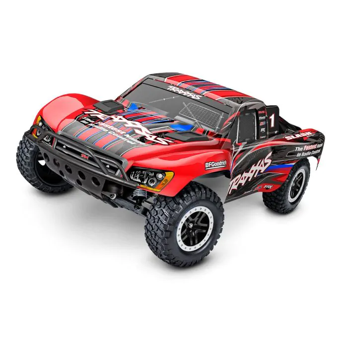 [TAX 58134-4-RED] Traxxas : Slash 2WD BL-2s Brushless (Rouge)