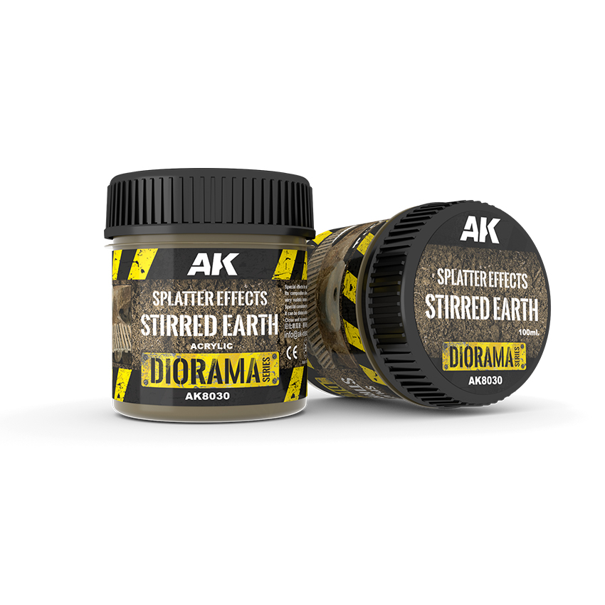 [AK AK8030] AK interactive : Splatter Effects Stirred Earyth 100ml