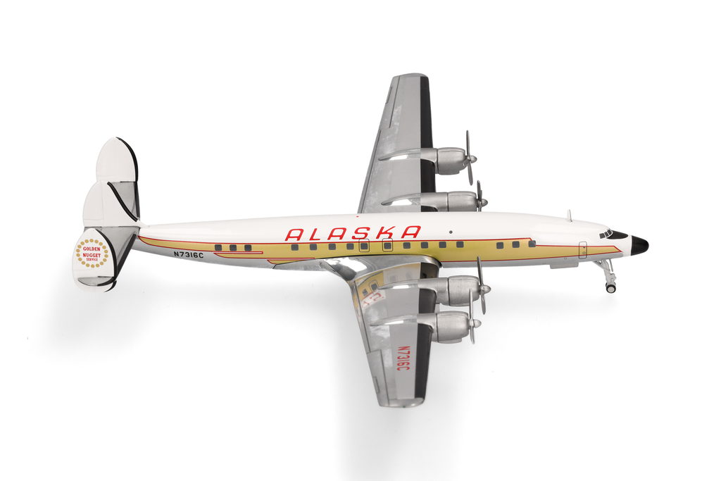 Herpa : Alaska Compagnie Aérienne Lockheed L-1649A Starliner [1/200]