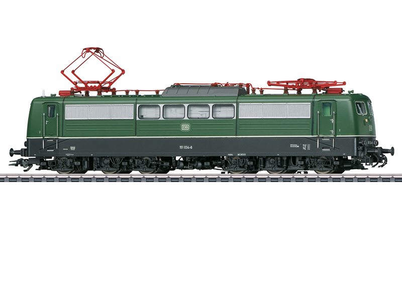 Märklin : Locomotive Électrique (#BR151) de la DB Verte │ AC Digital Sons Époque IV HO - 1/87 (Réf : 39132)