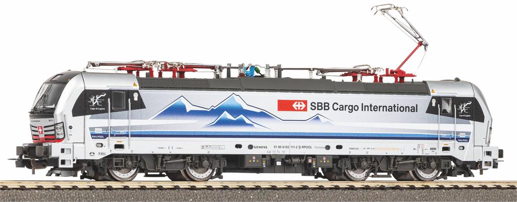 Piko : Locomotive Électrique (#BR193) de la SBB "Lago di Lugano" │ AC Digital Sons Époque VI HO - 1/87 (Réf : 21647)