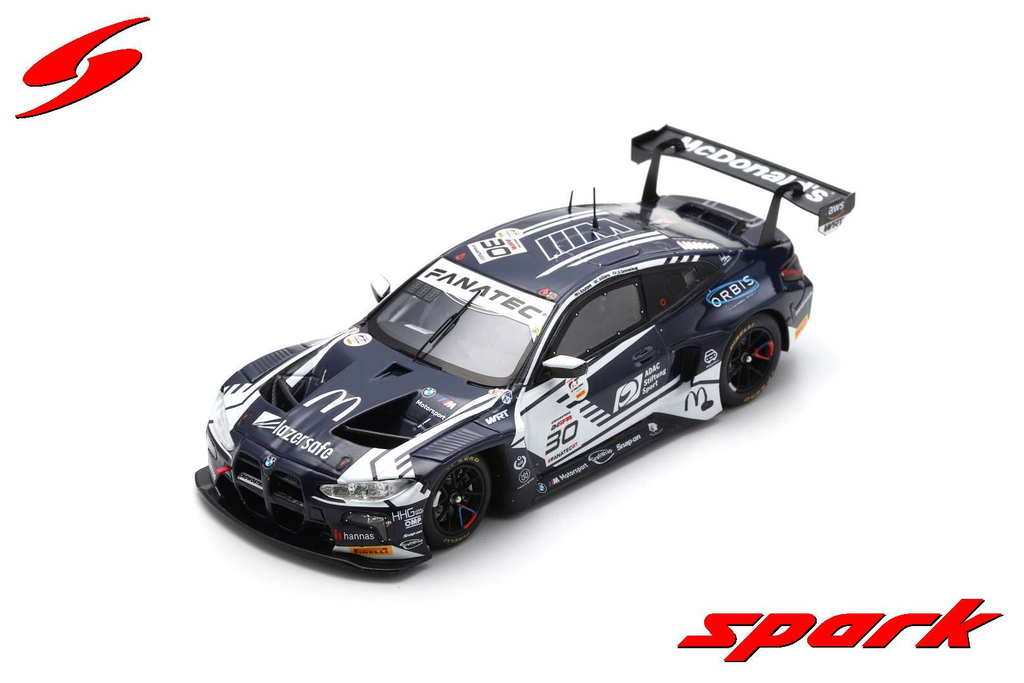 Spark model : BMW M4 GT3 No.30 Team WRT
2nd Gold Cup 24H Spa 2023
J-B. Simmenauer - C. Williams - N. Krütten [1/43]