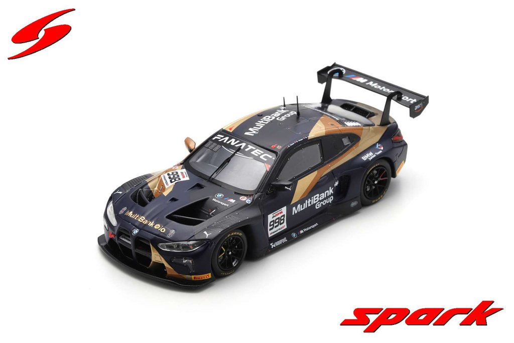 Spark model : BMW M4 GT3 No.998 ROWE Racing 24H Spa 2023
D. Harper - N. Verhagen - M. Hesse [1/43]