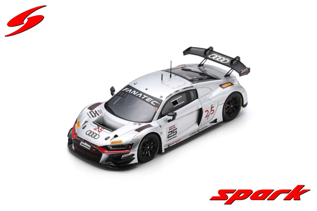 Spark model : Audi R8 LMS GT3 EVO II No.25 Audi Sport Team Sainteloc 24H Spa 2023
C. Mies - P. Niederhauser - S. Gachet [1/43]